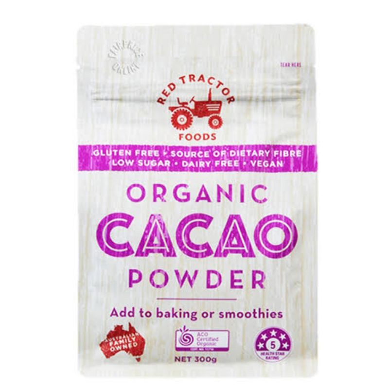 

RED TRACTOR ORGANIC CACAO POWDER 300GR