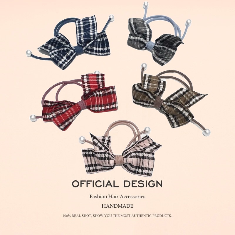 Ikat Rambut Model Pita Kuncir Rambut Korea Aksesoris Rambut Wanita Ribbon Hair Tie Hair Ropes AEF-2-5
