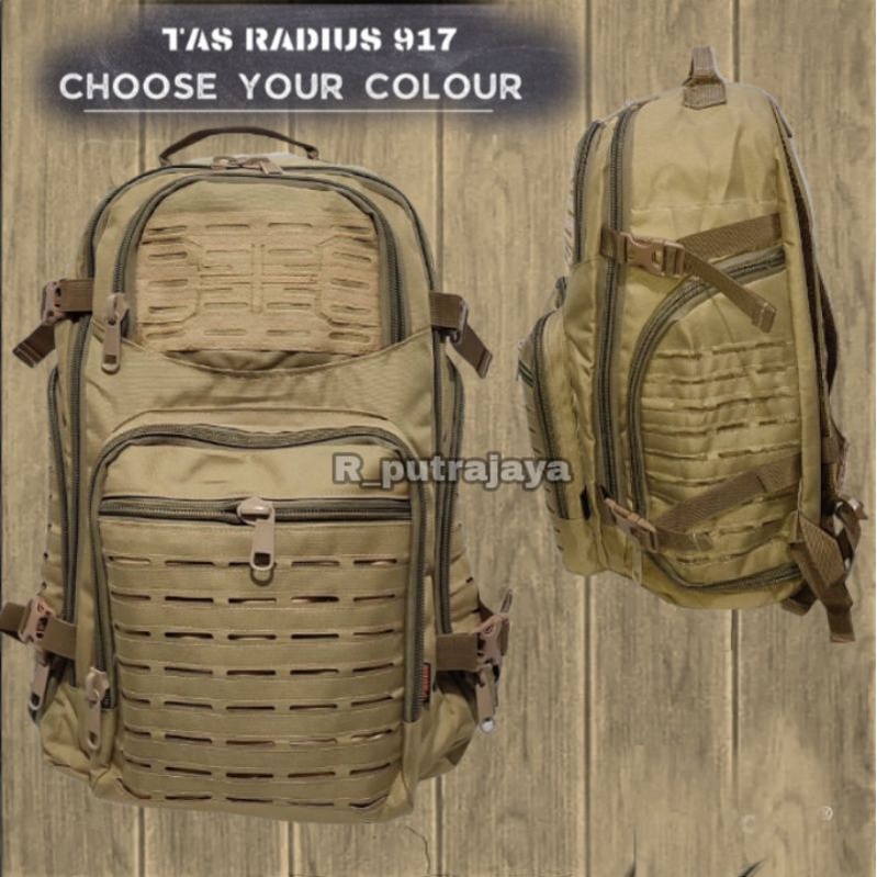 Backpack Tactical lasercut 917 / Tas Ransel Tactical lasercut lokal