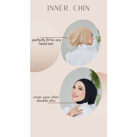 Ghaniea - Hijab Inner Chin / Inner Dagu / Inner Antem / Inner Instan