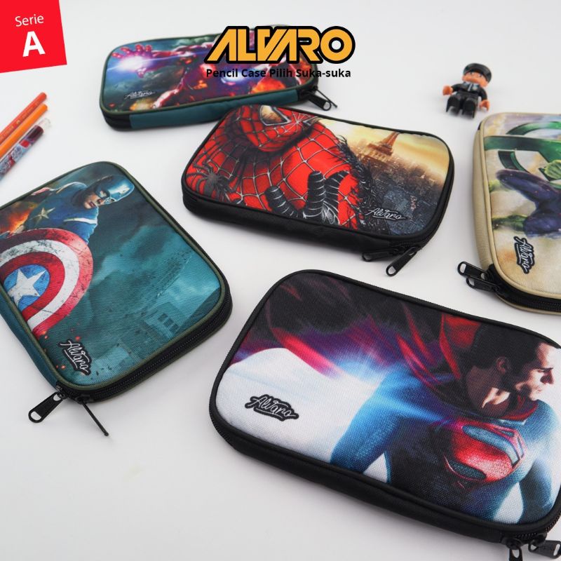 pencil case alvaro untuk anak SD