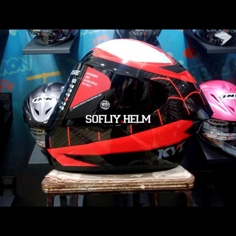 HELM KYT TT COURSE MARVEL SPIDERMAN MORALES
