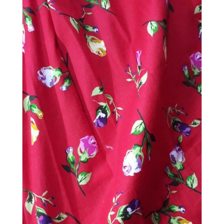 Kain Motif Katun Jepang Merah Putih