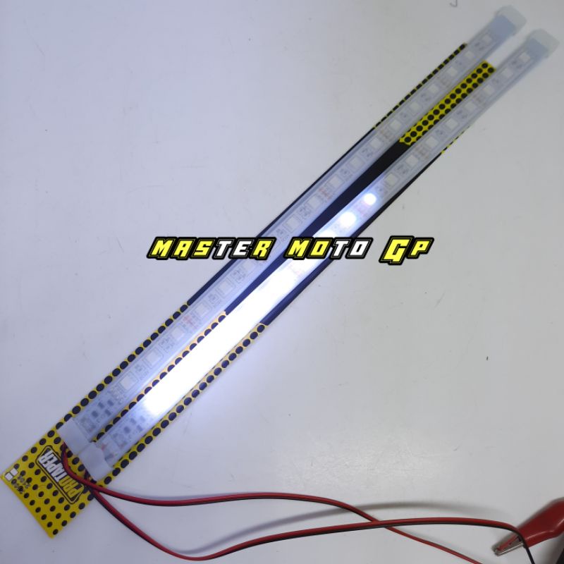 Led Protaper Lampu kolong variasi motor Universal Lampu strip LED RGB Protaper