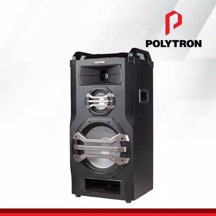 ACTIVE SPEAKER AKTIF POLYTRON PTS 12KF15 FREE 2 WIRELESS MIC GARANSI RESMI