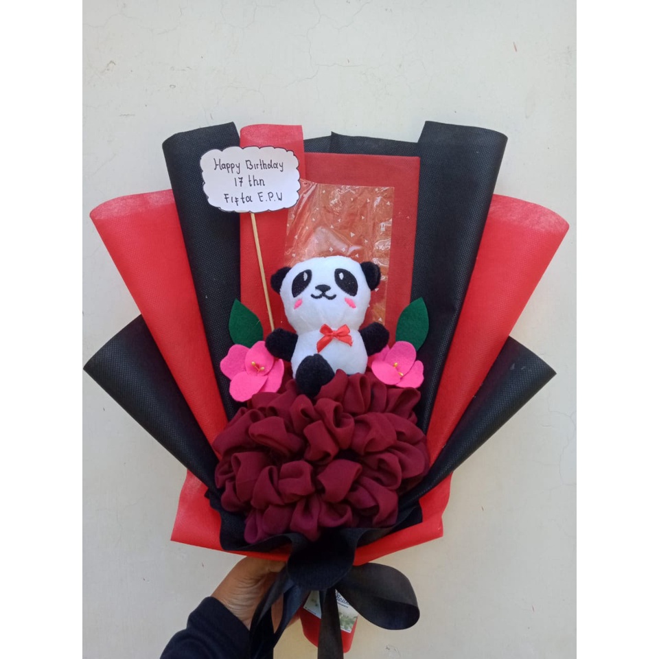 Buket hijab//buket boneka//buket murah