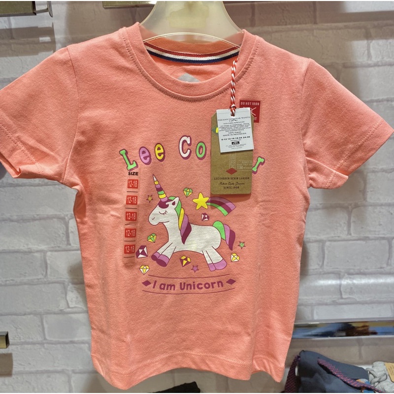 Tshirt/Kaos anak/balita perempuan lee cooper (6bulan-3th)