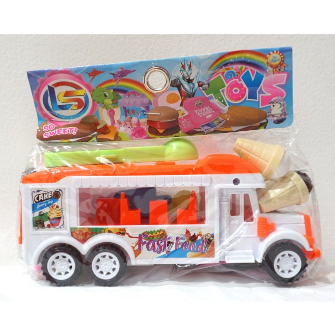 gratis MAINAN ANAK MOBIL ES KRIM / ICE CREAM SHOP SET LI 10 / LI10 MURAH