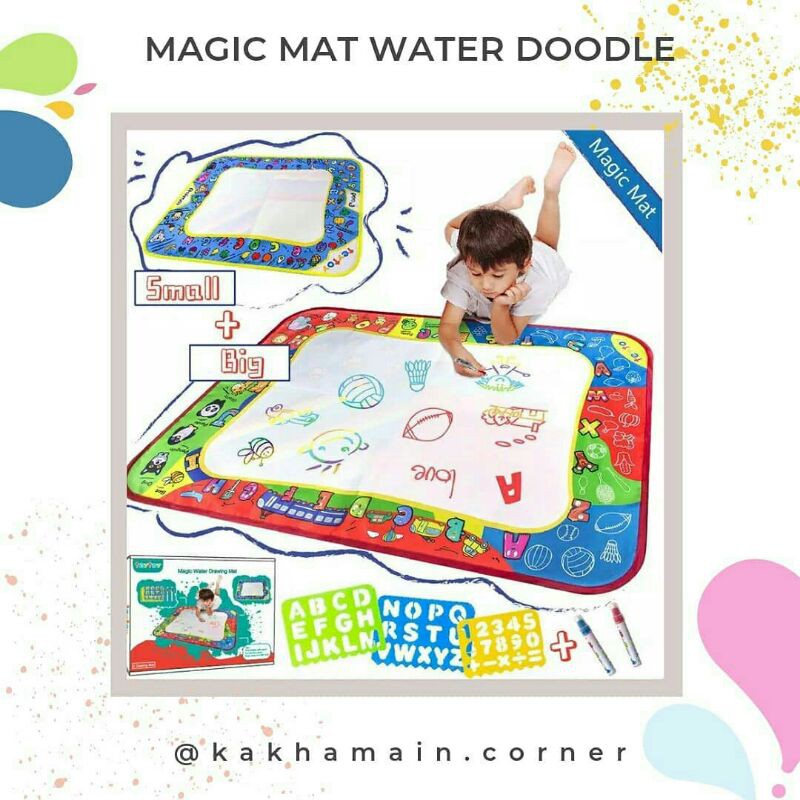 

KAKHAMAIN - Matras Water Doodle 2in1 Free Spidol 1pcs