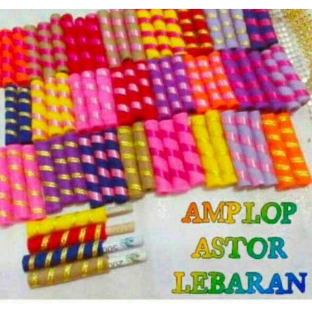 

Amplop lebaran model astor, lolipop, ketupat grosir amplop flanel