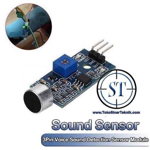 Sensor Suara Untuk Mendeteksi Suara dan Siulan FC 04 - Voice Sound Whistle Activated Switch Module  BB-09