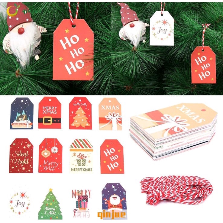 

Label Hangtag Christmas motif 2