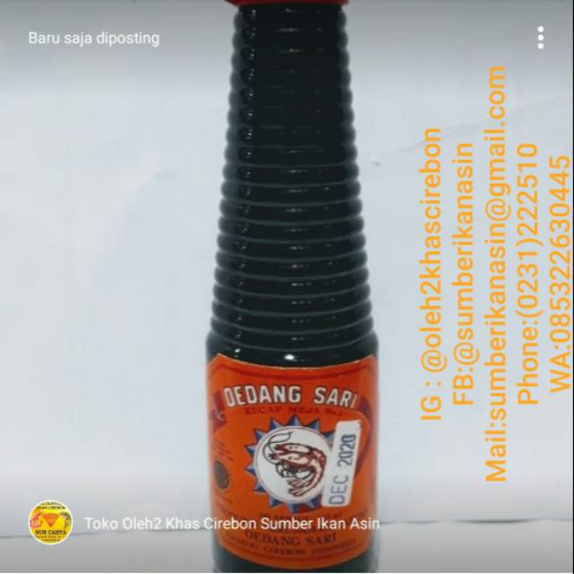 

Kecap Cap OEDANG SARI Manis Sedang 150ml