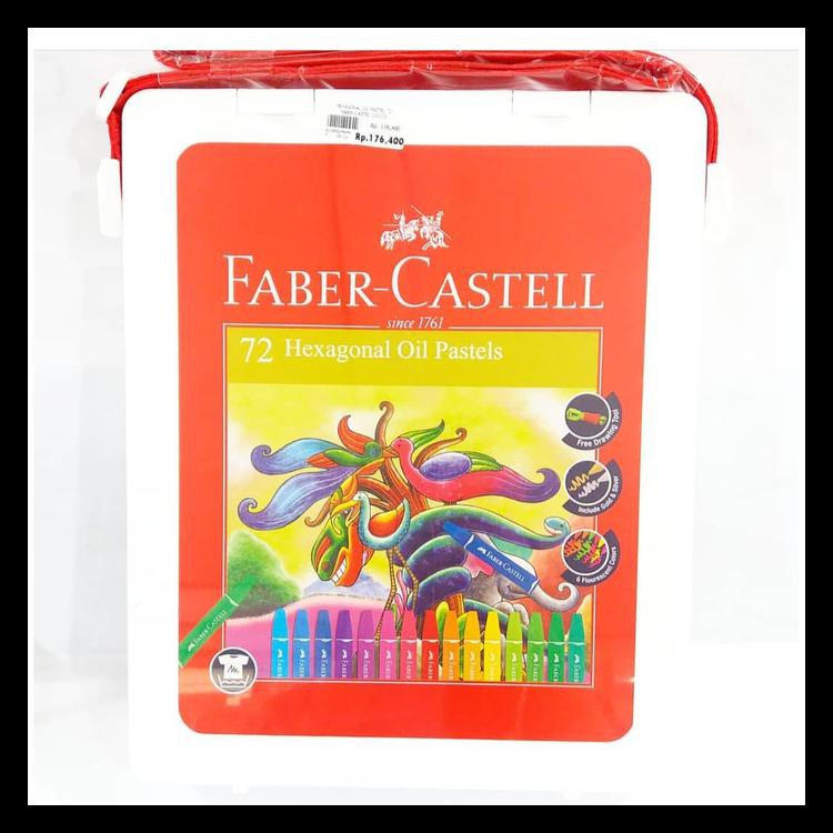 

Crayon Faber Castell 72 Warna/ Hexagonal Oil Pastel Fabercastell 72W Terjamin