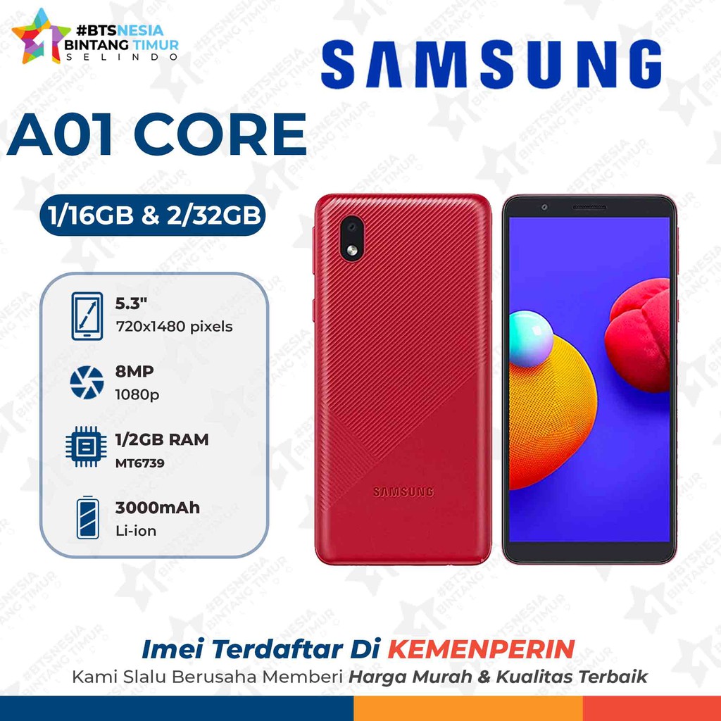 Samsung Galaxy A01 Core 1GB+16GB 2GB+32GB Garansi Resmi 1