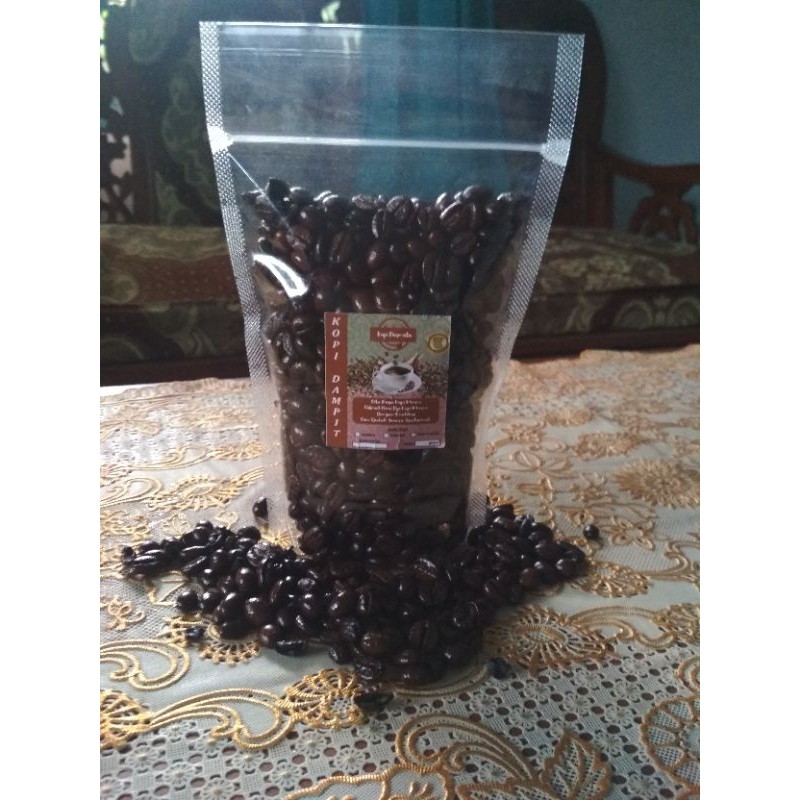 

biji kopi sangrai/rosted bean robusta dampit asli/coffee beans indonesia