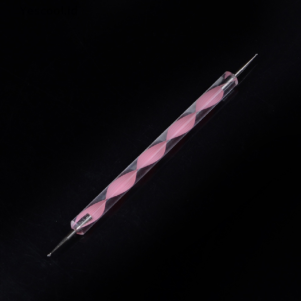 5x2 Way 10 Bola Styluses Alat Ukir Dotting Tanah Liat Untuk Nail Art