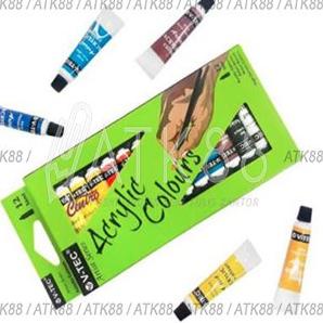 

w5✹Murah➴ Cat Acrylic Vtec 6Ml 12 warna Cat Acrilic Vtec 6ml Cat Akrilik Vtec 44 ➴