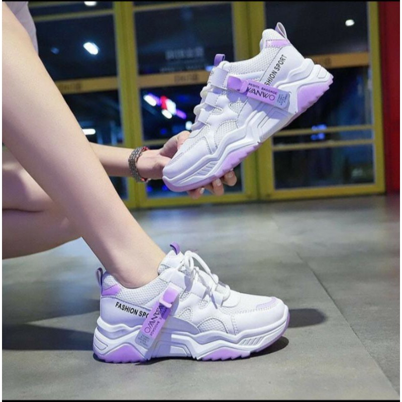 SEPATU WANITA TERBARU WANWO/SEPATU SNEAKERS WANITA