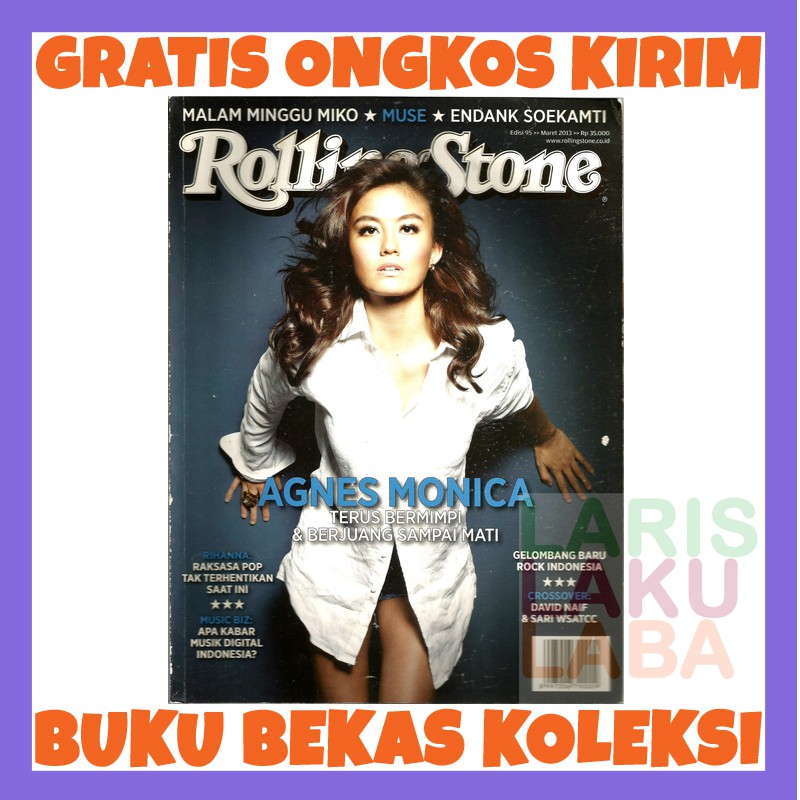 MAJALAH ROLLING STONE INDONESIA NOMOR 95 EDISI 95 BEKAS KOLEKSI
