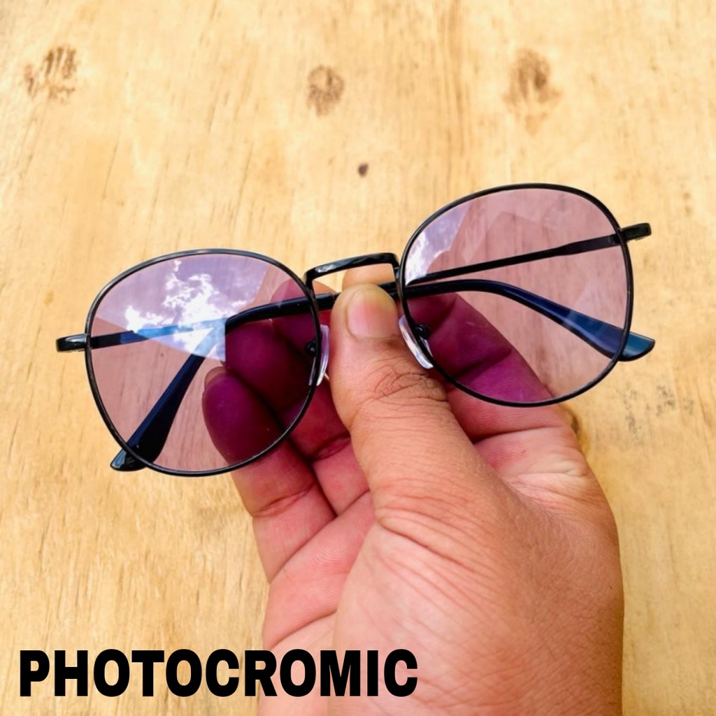 VIRAL KACAMATA PHOTOCROMIC GAYA KOREA FRAME TERBARU TERMURAH KOREAN STYLE BLUERAY UNISEX CEWEK DAN COWOK - SPRING STYLE