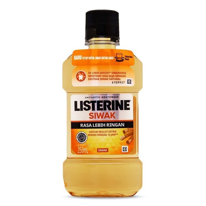 Listerine 250ml Obat Kumur Pencegah Sariawan ORIGINAL-BPOM