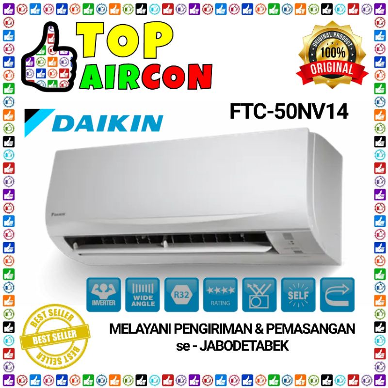 AC DAIKIN 2 PK FTC 50 AC DAIKIN 2 PK FTC 50 THAILAND Unit Only