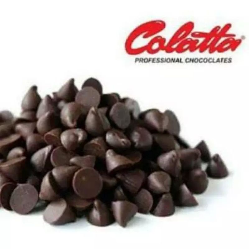 Choco Chips Kerucut Pouch COLATTA Coklat Compound Pouch 50 g