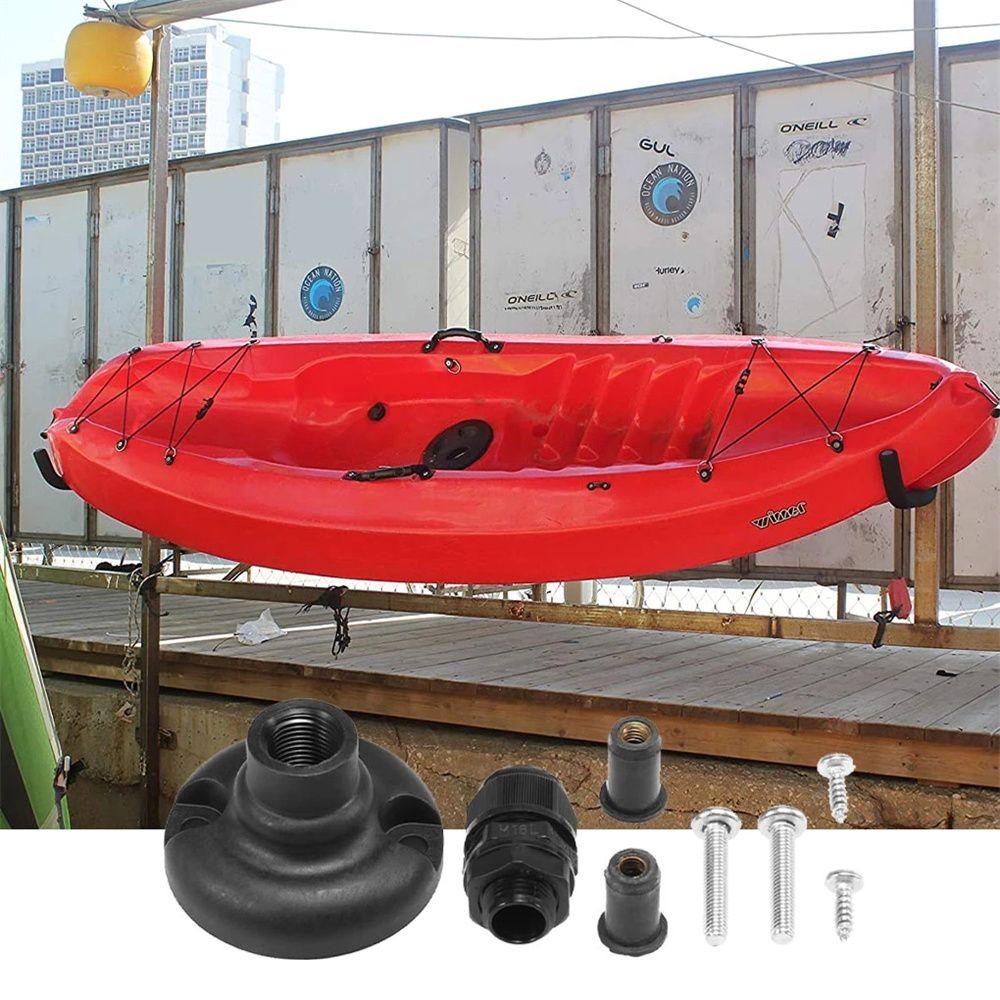 Chookyy 1pasang Kayak Kanopi Dudukan Alas Outdoor Konektor Perahu Sampan Awning Sun Shade