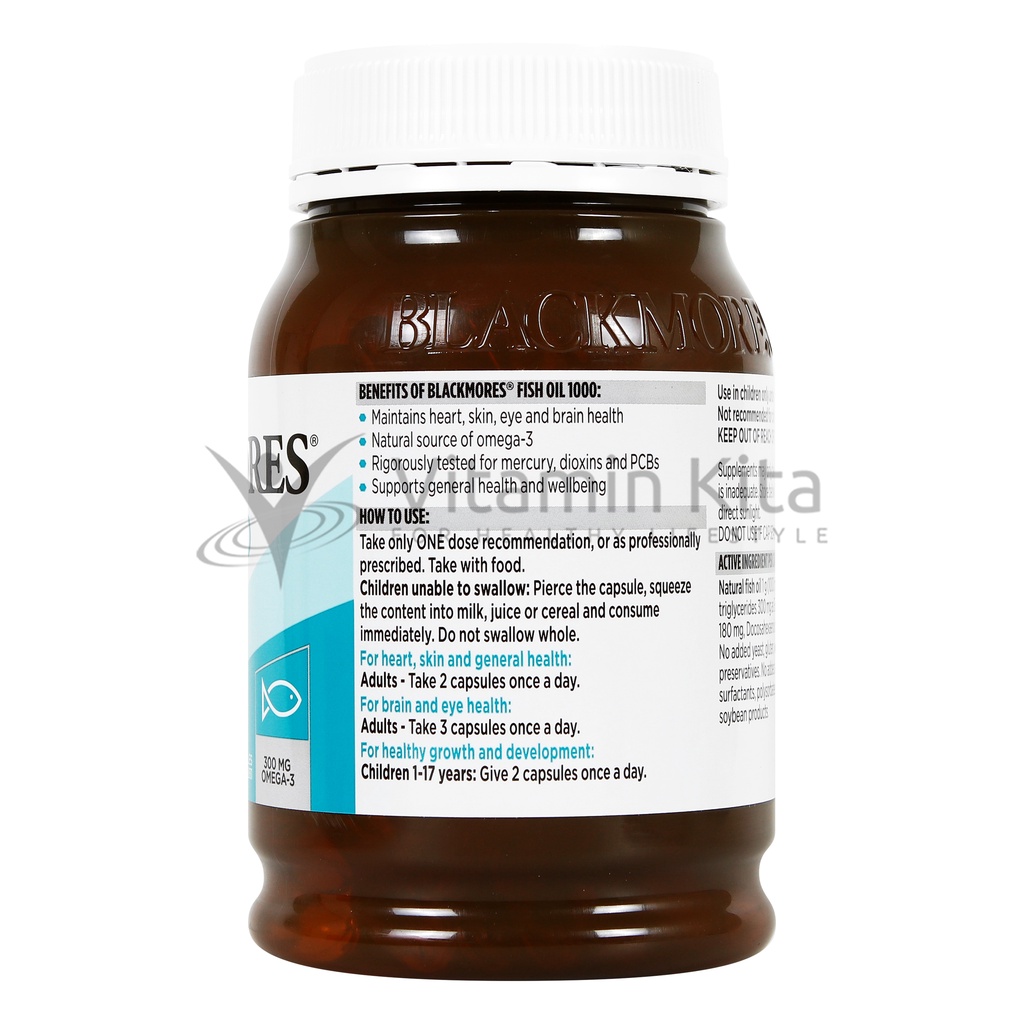 BLACKMORES FISH OIL 1000 - 200 CAPS