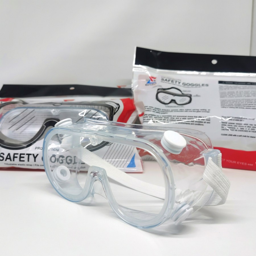 KACAMATA SAFETY GOGGLE LABORATORIUM MEDIS IMPORT ANTI FOG