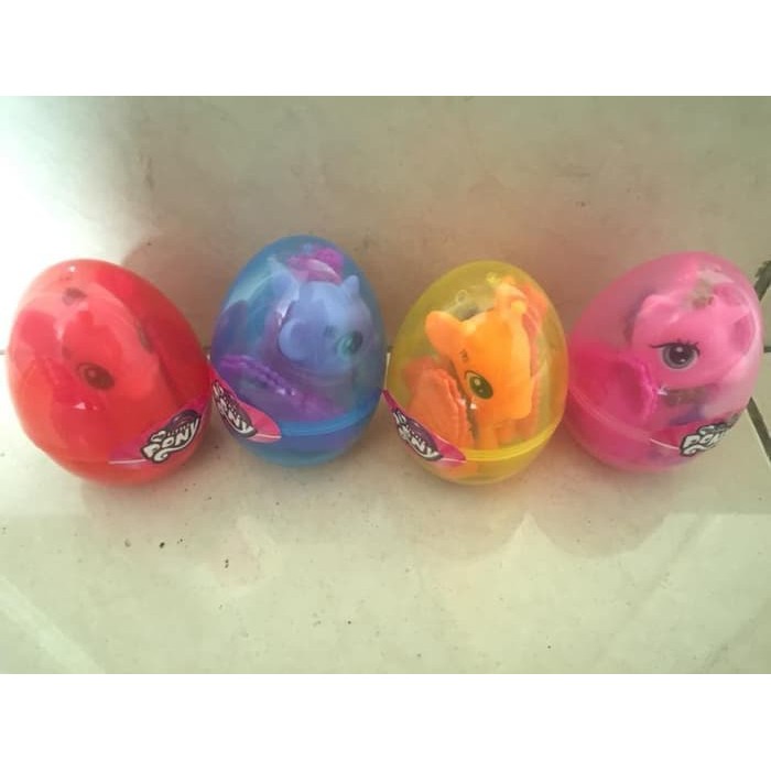 MAINAN TELUR MY LITTLE PONY - SURPRISE EGG TELUR KUDA PONY