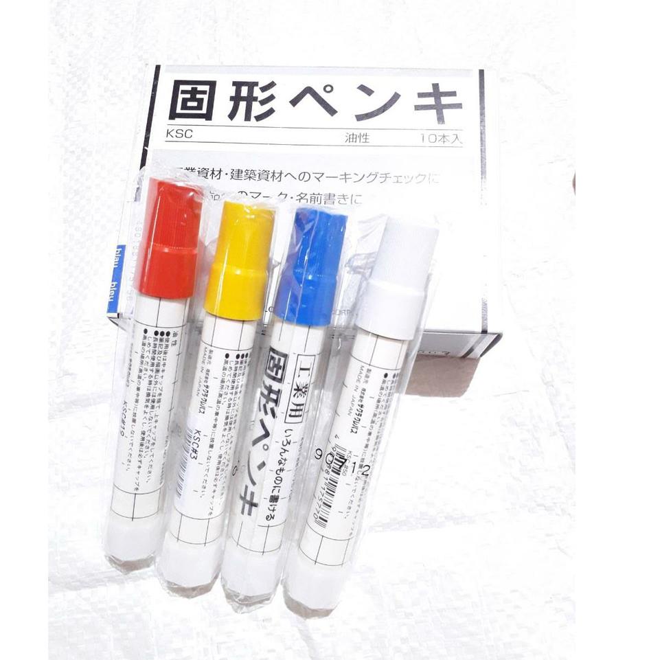 

【Penjualan Mega】 SOLID MARKER SAKURA / SPIDOL PENANDA BESI PERMANEN - Kuning