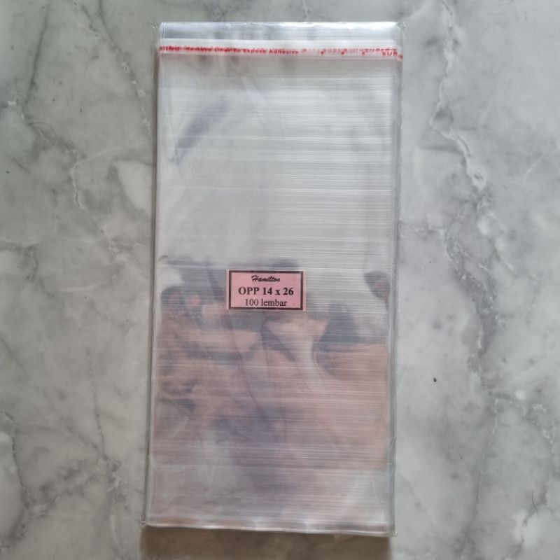 

Plastik OPP 30 Mikron 14 X 26 Lem/ Seal | Plastik Undangan