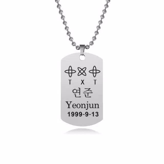 Kalung Rantai KPOP TXT Yeonjun Soobin Beomgyu Taehyun Hueningkai