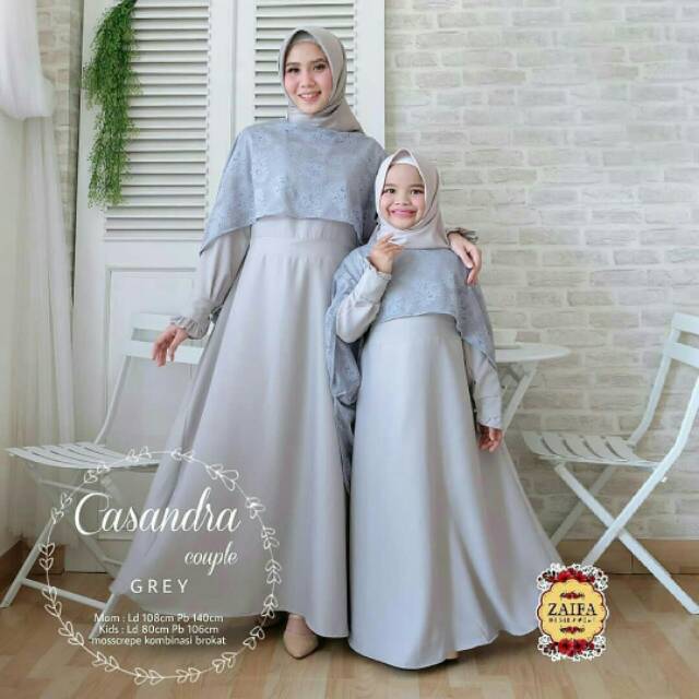 GAMIS SYARI ANNAJAH CAPUCCINO 900GR 110 140 ALLSIZE GAMIS SYARI BUSUI CADAR CREPE HQ POLOS MURAH I.