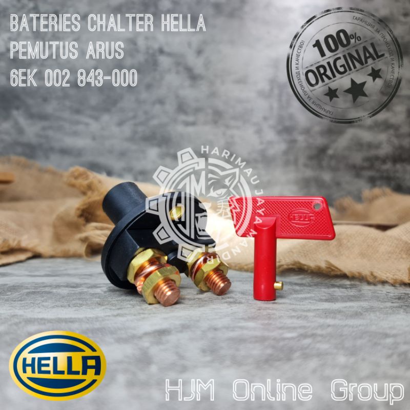 BATTERY MAIN SWITCH HELLA - SAKLAR PEMUTUS ARUS - ENGINE CUT OFF