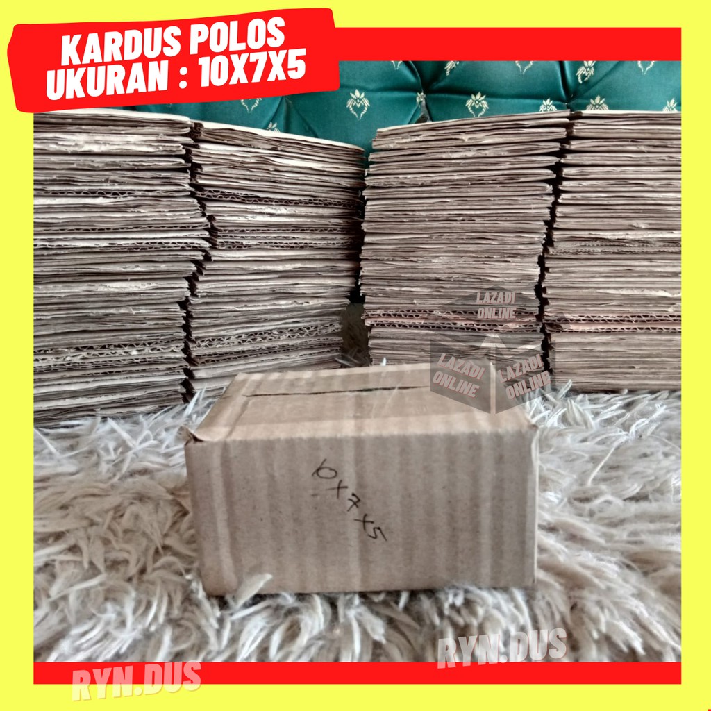 

kardus ukuran 10x7x5 kardus polos dus box kotak kardus packing murah termurah terlaris