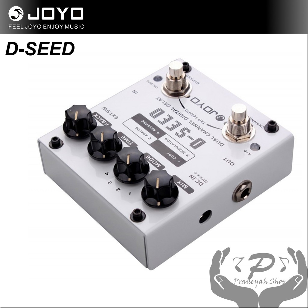 Joyo DSEED Dual Channel Digital Delay Efek Gitar D SEED Tap Tempo