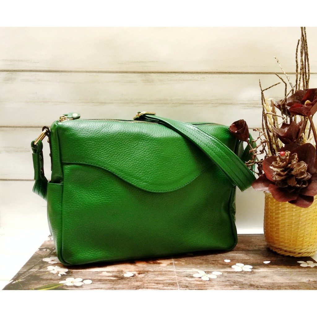 Tas Kulit Garut Selempang Wanita Besar