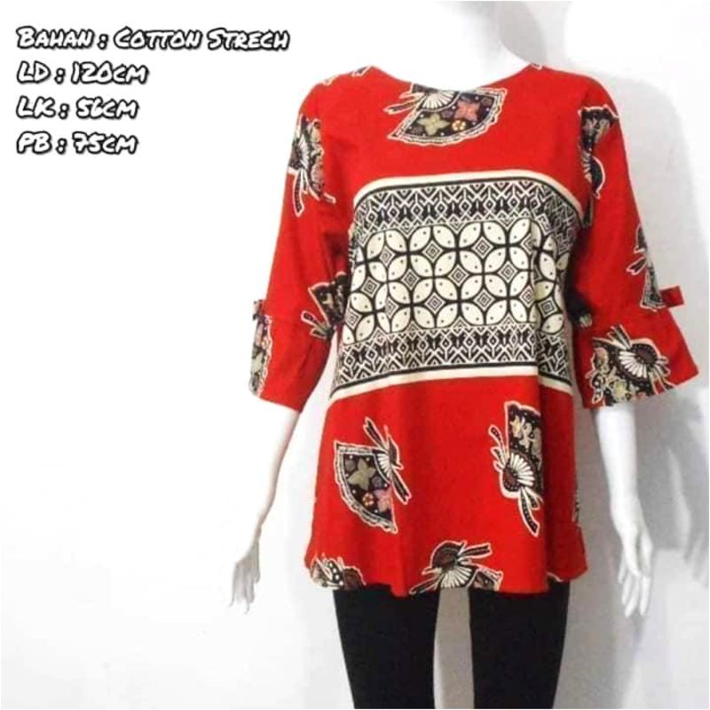 Blouse Batik Wanita BigSize 1618