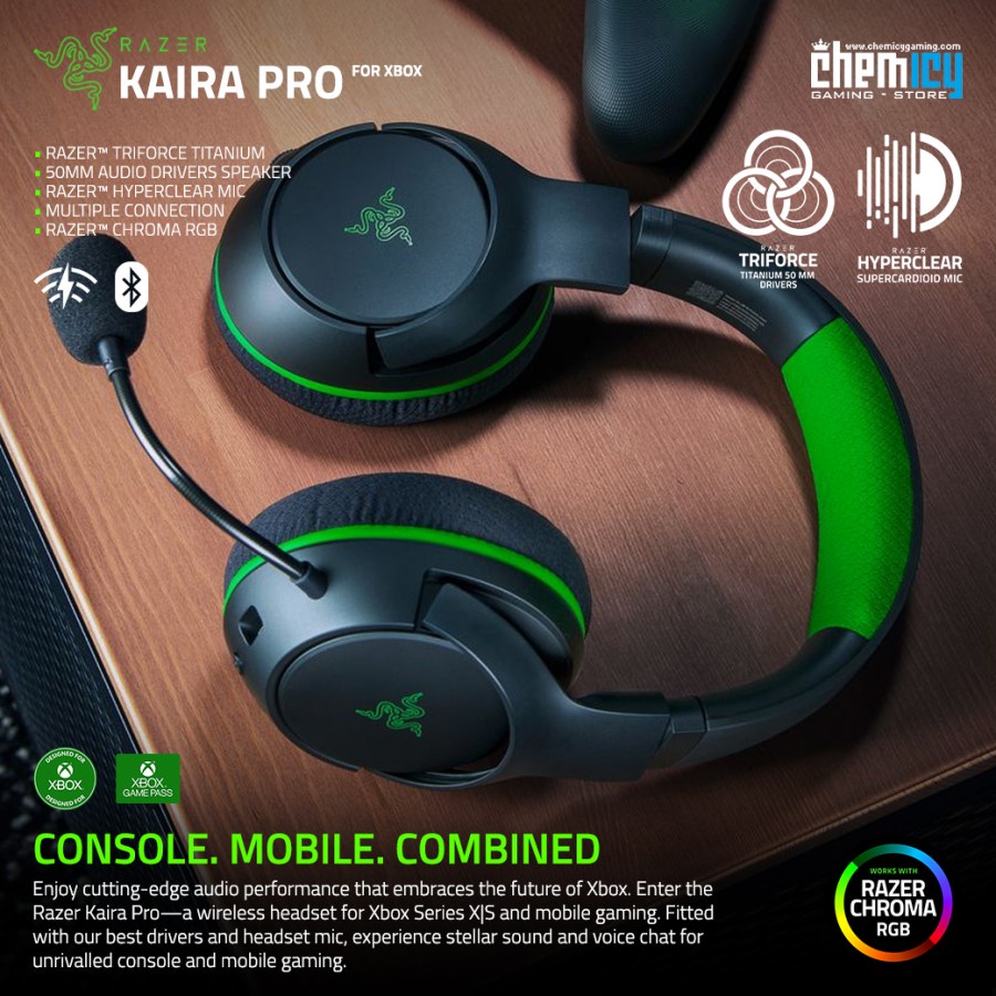 Razer Kaira Pro for Xbox Wireless Gaming Headset