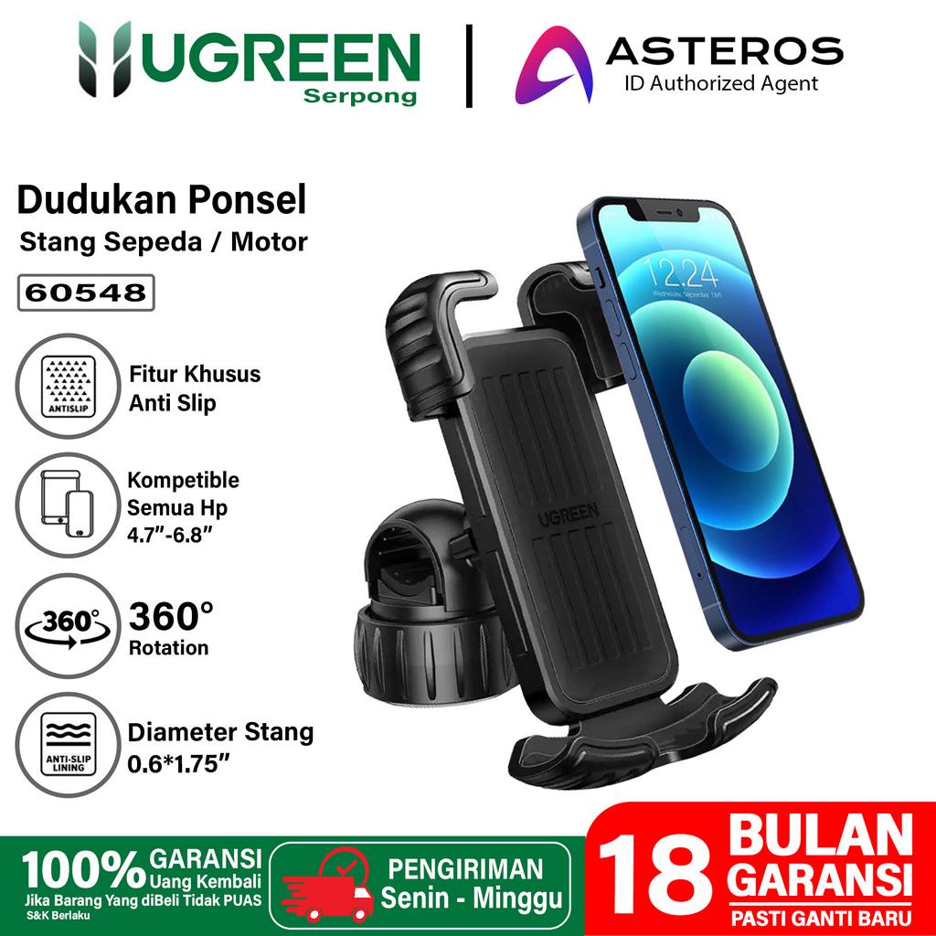 UGREEN Phone Holder Sepeda Dan Motor Max 6.9Inch ,Dudukan Hp Untuk Motor dan Sepeda