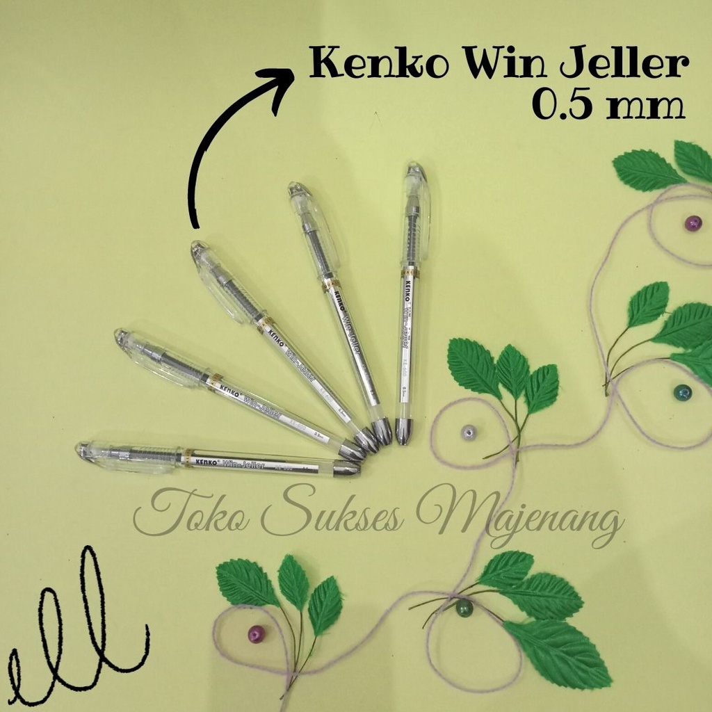 

Pulpen Gel Kenko 0.5 mm Pulpen Gel Kenko Easy Gel Pulpen Gel Kenko Semua Tipe / Gel Pen Kenko 0.5 mm / Pulpe Gel Hitam / Gel Pen Hitam