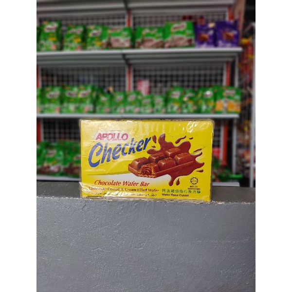 apollo checker wafer bar coklat A1788 18gx24pcs