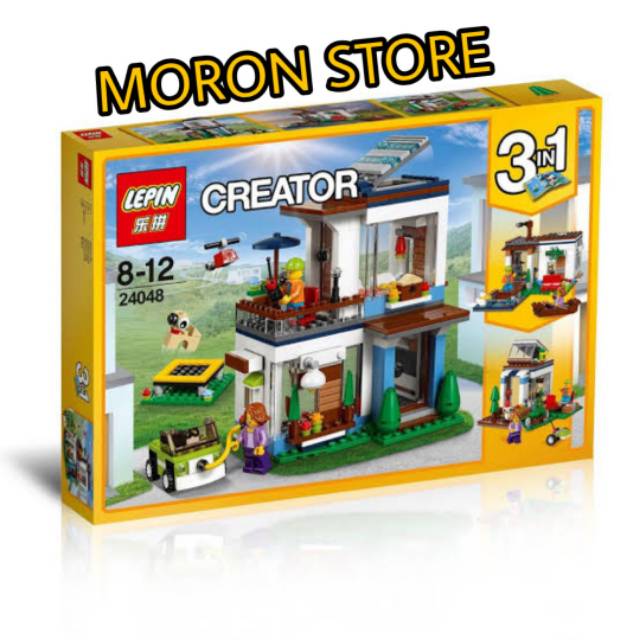 Lepin 24048 Creator Modern Home Modular Bricks 3 in 1
