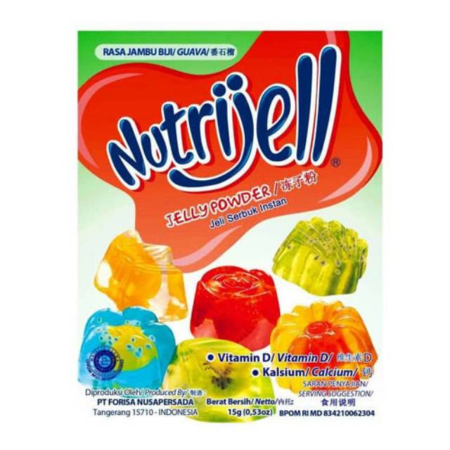 

NUTRIJELL JELLY POWDER JAMBU 15 GR