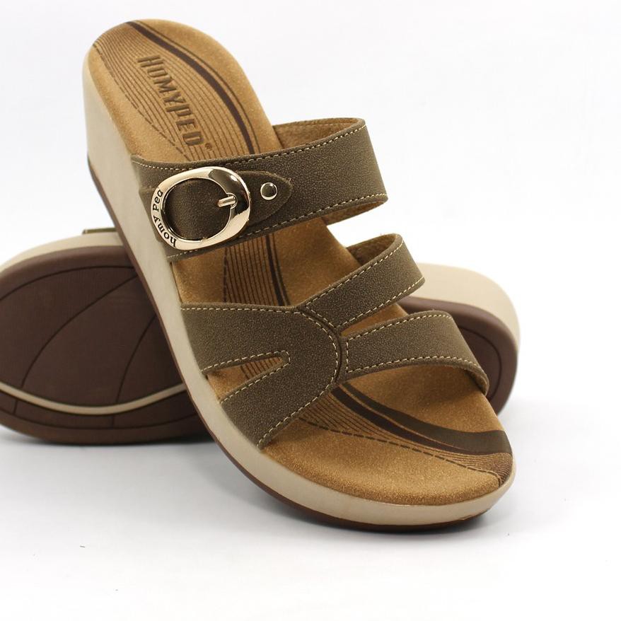 Cuci Gudang Homyped AYANA-N 67 - Sandal Wedges Wanita Dewasa Original (❁´◡`❁)