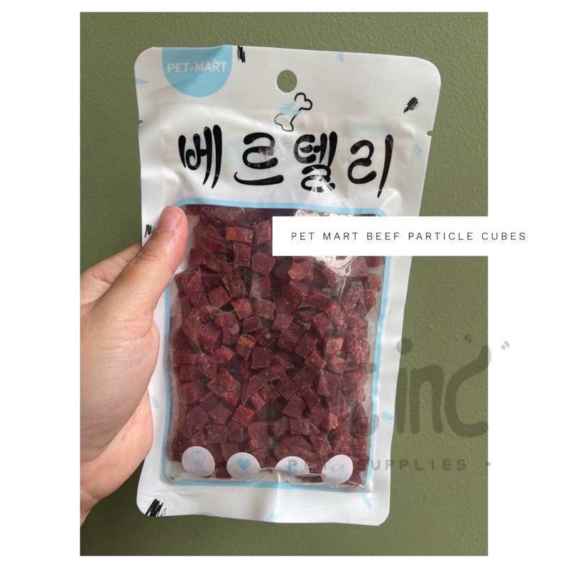 Pet mart beef particle cube