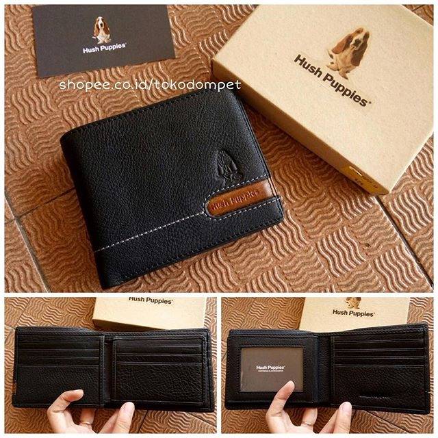 Dompet Pria Kulit Sapi Asli Model Lipat Bonus Box